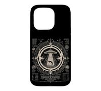 UFO Abduction Sacred Geometry Occult Alien UAPs Case for iPhone 15 Pro