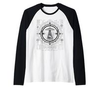 UFO Abduction Sacred Geometry Occult Alien UAPs Raglan Baseball Tee