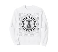 UFO Abduction Sacred Geometry Occult Alien UAPs Sweatshirt