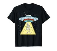 UFO Abduction Skeleton Chiropractor Value Graphic T-Shirt