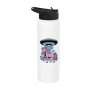 UFO Abduction Unicorn Conspiracy Theory Stainless Steel Insulated Water Bottle