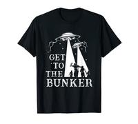 UFO Alien Abduction Bunker Extraterrestrial Spaceship Galaxy T-Shirt