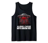 UFO Alien Abduction North Carolina's Tank Top