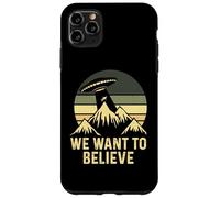 UFO Alien Abduction We Want To Believe Retro Style Funny Case for iPhone 11 Pro Max