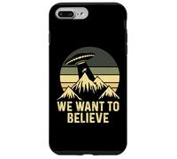 UFO Alien Abduction We Want To Believe Retro Style Funny Case for iPhone 7 Plus/8 Plus