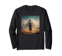 UFO Alien Ancient Visitors Cosmic Lost Pyramids Long Sleeve T-Shirt