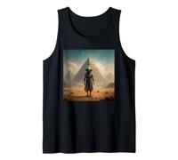 UFO Alien Ancient Visitors Cosmic Lost Pyramids Tank Top
