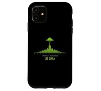 UFO Alien Communication Signal Anomaly Detected 1.6 GHz SETI Case for iPhone 11