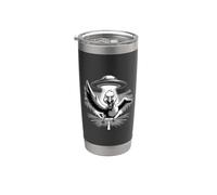UFO Alien Goose Abduction Night Stainless Steel Insulated Tumbler