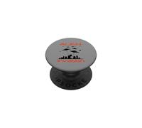 UFO Alien Invasion Funny UFOs Aliens Gift PopSockets Adhesive PopGrip