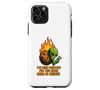 UFO Alien on Asteroid Invasion - for Area 51 Memes Lovers Case for iPhone 11 Pro