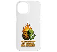 UFO Alien on Asteroid Invasion - for Area 51 Memes Lovers Case for iPhone 14