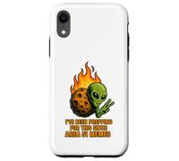 UFO Alien on Asteroid Invasion - for Area 51 Memes Lovers Case for iPhone XR