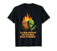 UFO Alien on Asteroid Invasion - for Area 51 Memes Lovers T-Shirt