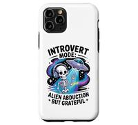 UFO Alien Skeleton - Antisocial Funny Space Travel Introvert Case for iPhone 11 Pro