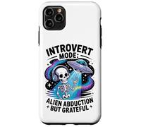 UFO Alien Skeleton - Antisocial Funny Space Travel Introvert Case for iPhone 11 Pro Max