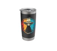 UFO Alien Sunset Vintage Retro Stainless Steel Insulated Tumbler