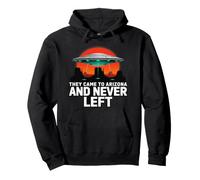 UFO Arizona Desert Abduction Sunset Pullover Hoodie