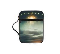 UFO At Night Print Adults Versatile Bible Storage Bag Scripture Religious Christian Accessory Gift