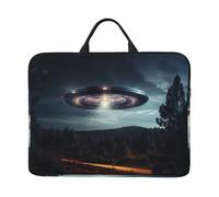 Ufo At Night Print Laptop Case Sleeve Men Women School Office Travel Notebook Bag Computer Protector