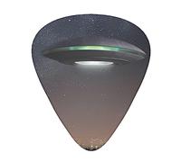 Ufo At Night Printed Guitar Picks With Organizer Storage Box 0.46 0.71 0.96 Mm Includes Thin Medium Heavy For Bass Electric Acoustic Guitars Ukulele 12 Pack