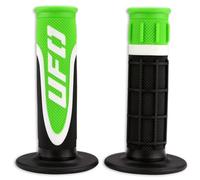 UFO Axiom Triple Density Green Off Road Grips MA01825-026 Half Waffle MX Enduro