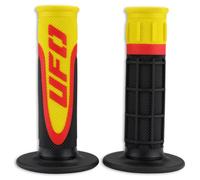 UFO Axiom Triple Density Yellow Off Road Grips MA01825-102 Half Waffle MX Enduro