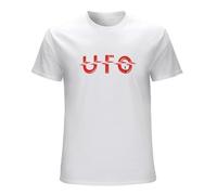 UFO Band T-Shirt Black Men's Tee Shirt White XL