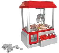 UFO Catcher, Household Crane Game Toy, Coin Included, Voice, BGM, Battery Operated, Tabletop, Indoor Party Game, Home Entertainment Toy, Party Event Supplies