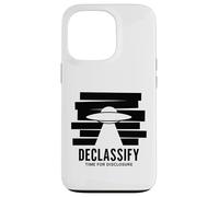UFO Declassify Disclosure Government Secrets Flying Saucer Case for iPhone 13 Pro