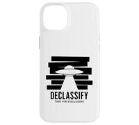 UFO Declassify Disclosure Government Secrets Flying Saucer Case for iPhone 14 Plus
