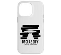 UFO Declassify Disclosure Government Secrets Flying Saucer Case for iPhone 14 Pro Max