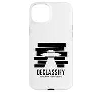 UFO Declassify Disclosure Government Secrets Flying Saucer Case for iPhone 15 Plus
