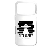 UFO Declassify Disclosure Government Secrets Flying Saucer Case for iPhone 17 Pro