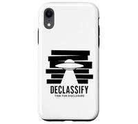 UFO Declassify Disclosure Government Secrets Flying Saucer Case for iPhone XR