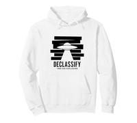 UFO Declassify Disclosure Government Secrets Flying Saucer Pullover Hoodie