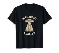 UFO Declassify Reality - Retro Graphic for Truth Seekers T-Shirt