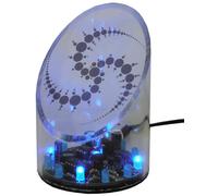 UFO detector - blue LEDs - internal magnetometer interfaced with microcontroller for 24 hours / 7 days a week monitoring for magnetic anomalies that have been reported with many UFO sightings.