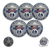 UFO Disclosure 2026 Commemorative Coin, UAP Disclosure Archive Challenge Coin, The Truth is Out There UFO Token, for Alien & Sci-Fi Enthusiasts (5PCS-B)