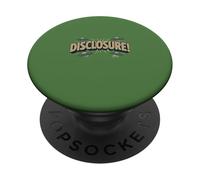 UFO DISCLOSURE Extraterrestrial ET's Aliens Spacecraft SciFi PopSockets Adhesive PopGrip