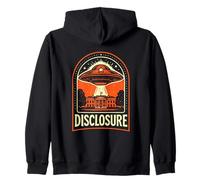 Ufo Disclosure - Mysterious Alien For Conspiracy Theorists Zip Hoodie