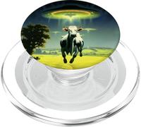 UFO Encounters Cow 70s 80s 90s Years - Retro PopSockets PopGrip for MagSafe