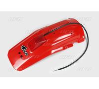 UFO Enduro Rear Fender With Tail Light For Honda XR600R 1988-2000 Red