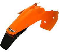 UFO Enduro Rear Fender With Tail Light For KTM EXC 125 200 300 2004-2007 Orange