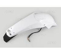 UFO Enduro Rear Fender With Tail Light For Yamaha WRF250 WRF450 2003-2006 White
