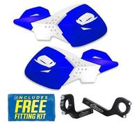 UFO Escalade Handguards in Blue Universal MX Enduro Hand Guards + Mounting Kit