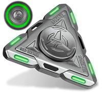 UFO Fidget Spinner Toy For Boys Gilrs, Glow in The Dark Spinning Toys Sensory Gadget Finger Hand Spinner Metal High Speed Seel Bearing, Stress Relief Desk Toy Gift for Autism ADHD Anxiety Focus