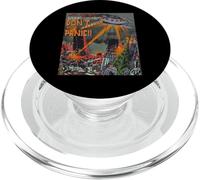 UFO Flying Saucer Invasion 1950s Sience Fiction Abduction PopSockets PopGrip for MagSafe