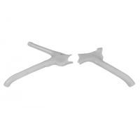 UFO Frame Guards Rahmenschutz Fits Yamaha Yzf 250 Wrf 400 01-02 White (2-Piece)