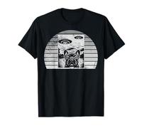 UFO French Bulldog Night Sky Scene T-Shirt